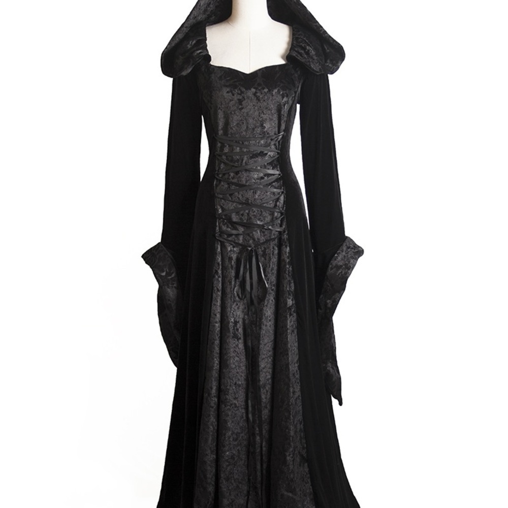 Eva Lady Black Gothic Victorian Dress